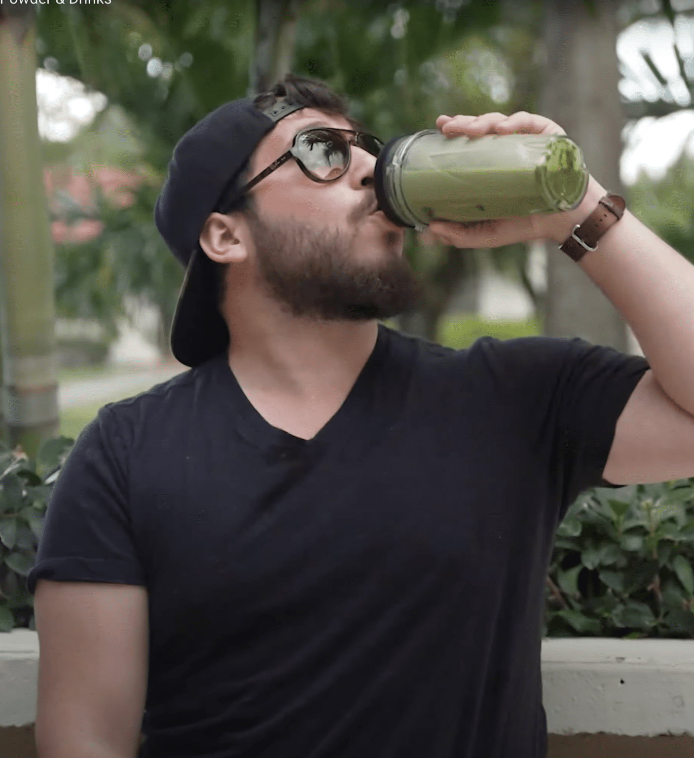 Creative filming scene from Perfect Ted Matcha commercial